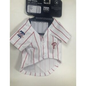 Philadelphia Phillies‎ Dog Jersey MLB Official Pinstripes Size Small NEW